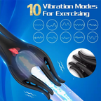 SEVN Male Masturbator Sex Toys for Men, Male Penis Vibrator for Mens with Tongue Licking, Masterbater Adult Sex Toy for Couples Him Gay Women Pleasure