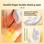 SEVN Simulated Right handed G spot Massager Female Vibrator Powerful 10 Mode Heated And Insertable Vagina Masturbators Adult Sex Toys